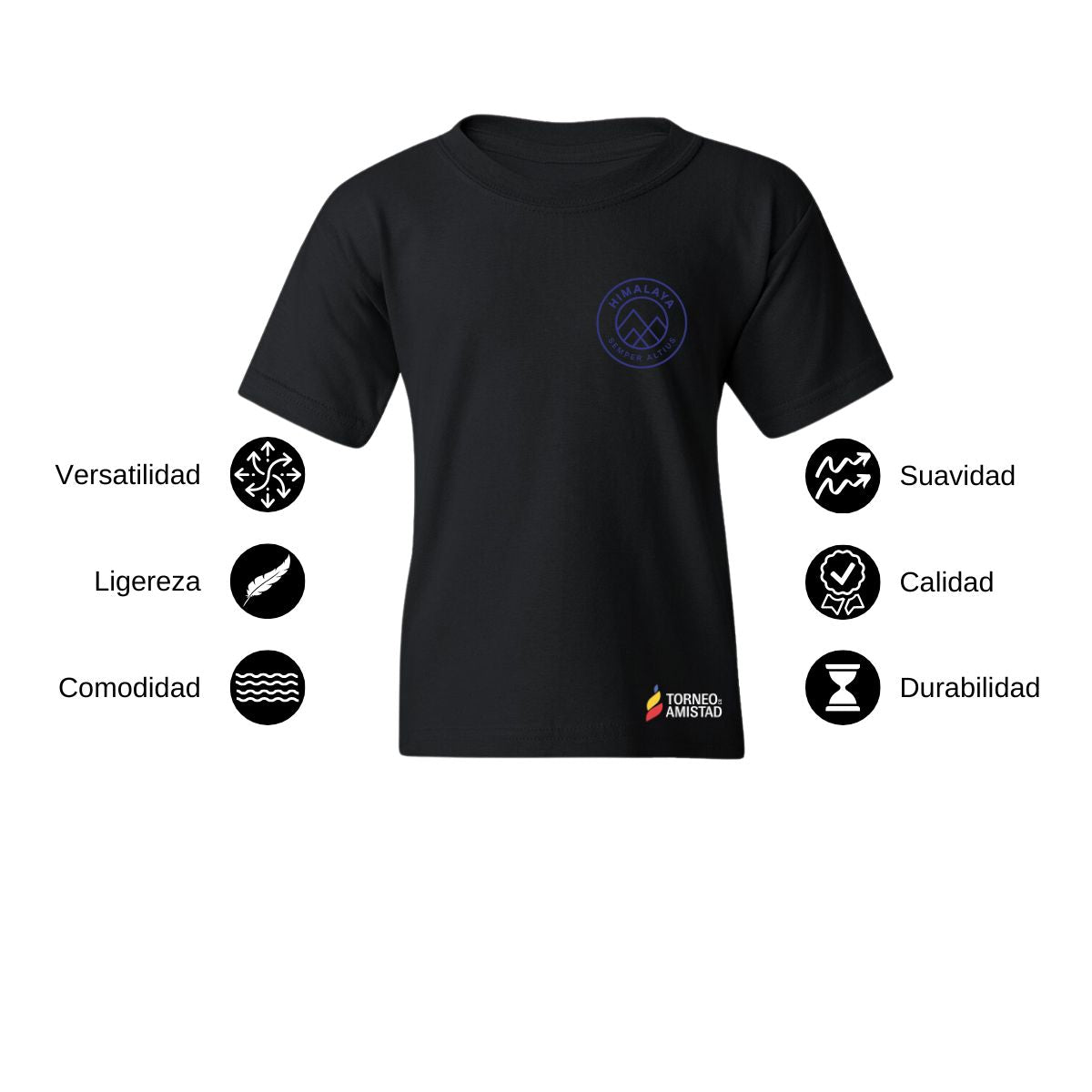 Playera Infantil Algodón Torneo de la Amistad D2E Himalaya