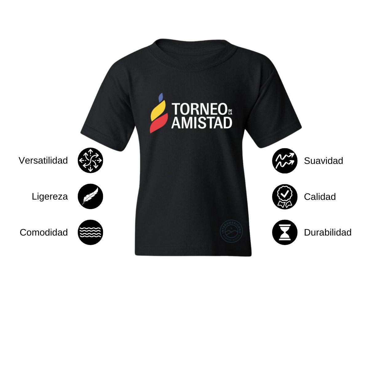 Playera Infantil Algodón Torneo de la Amistad D3T Interamericano