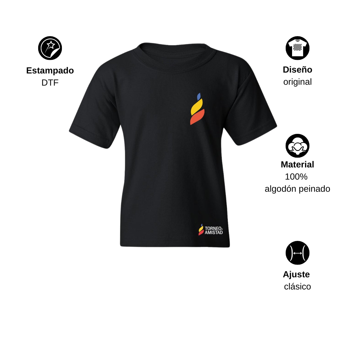 Playera Infantil Algodón Torneo de la Amistad D5