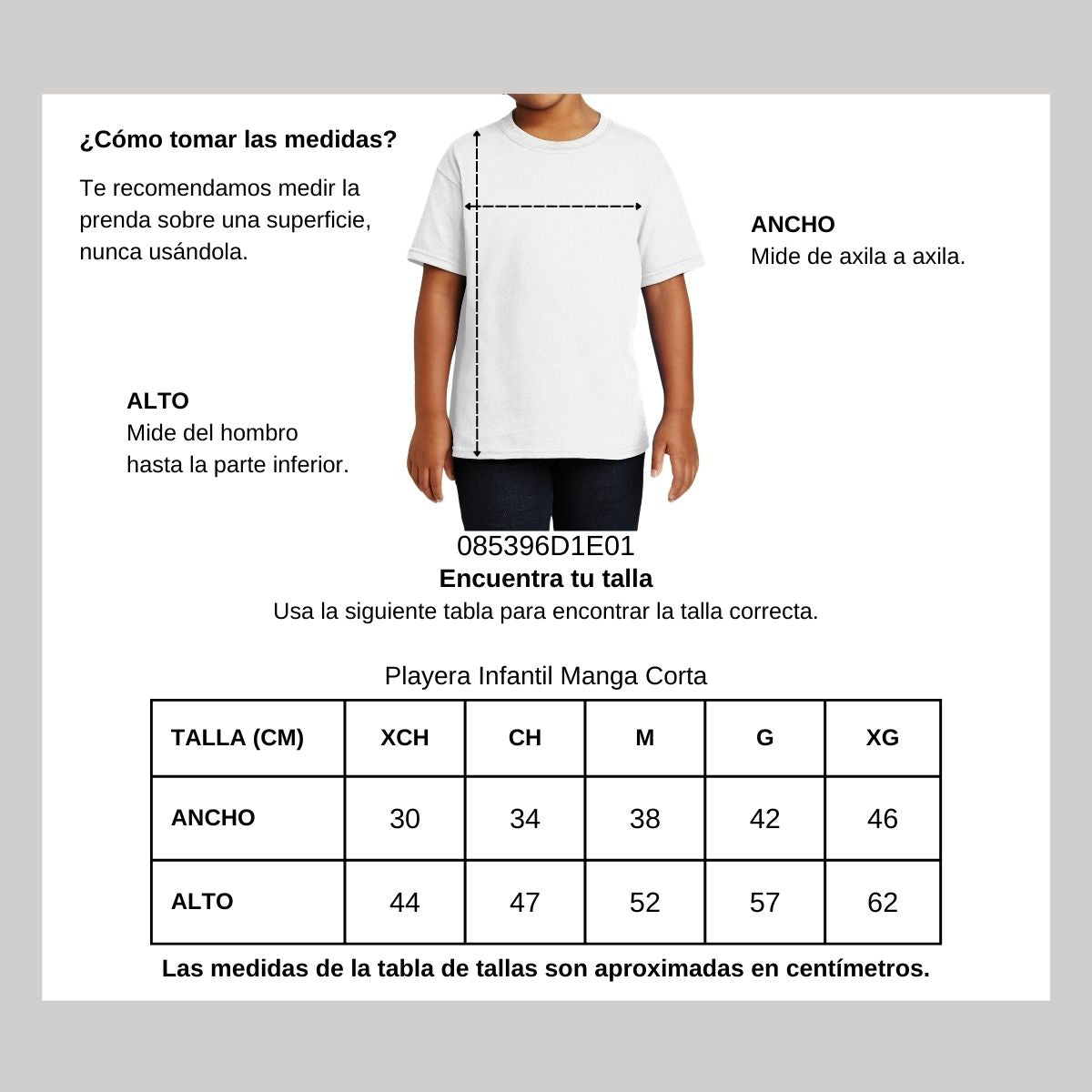 Playera Infantil Algodón Torneo de la Amistad D1E Alpes