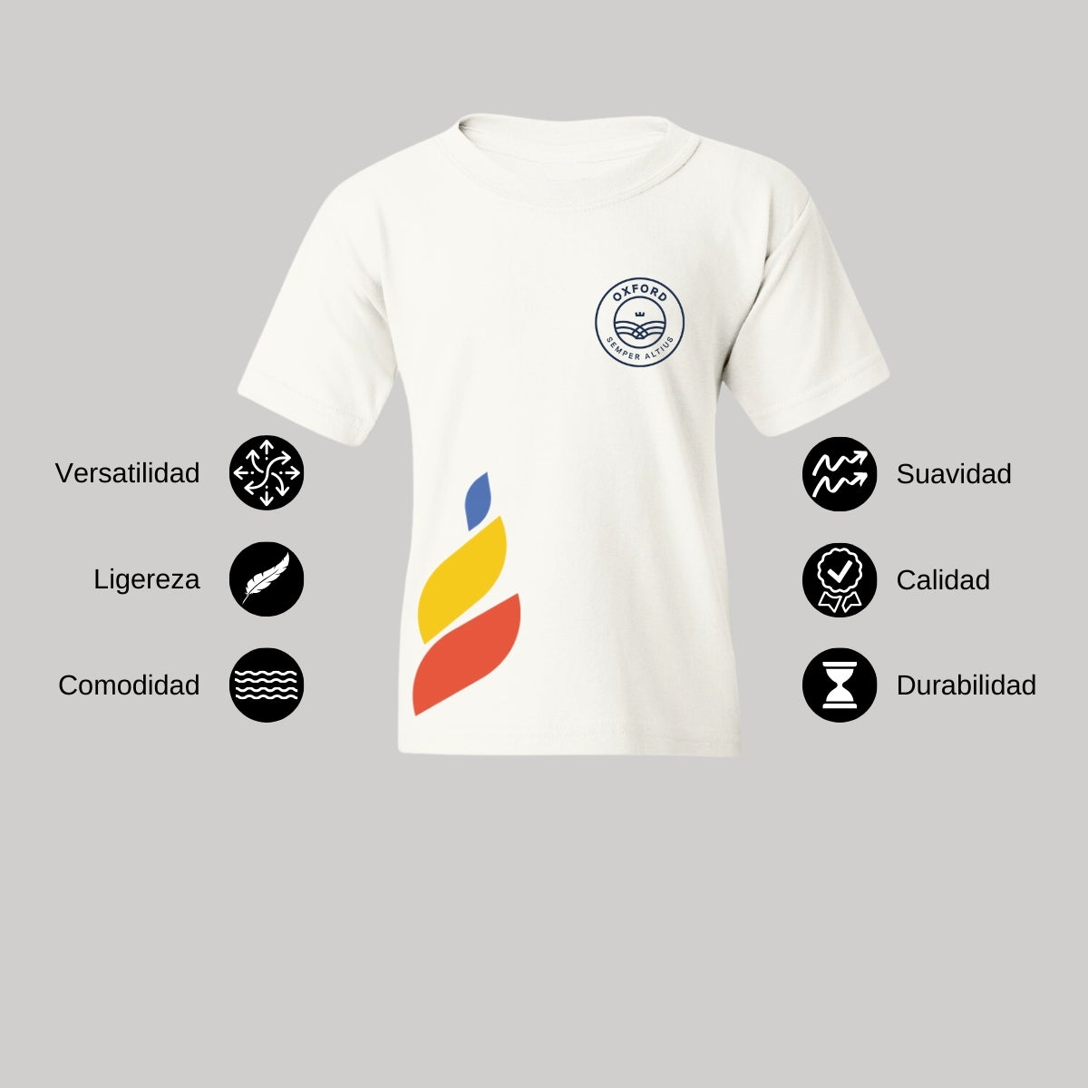 Playera Infantil Algodón Torneo de la Amistad D1E Oxford