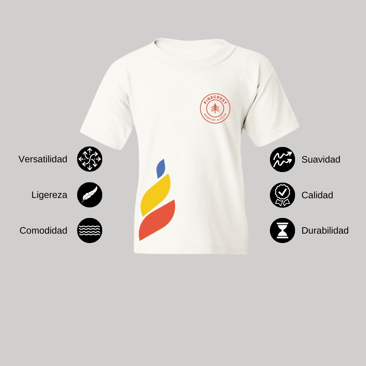 Playera Infantil Algodón Torneo de la Amistad D1E Pinecrest