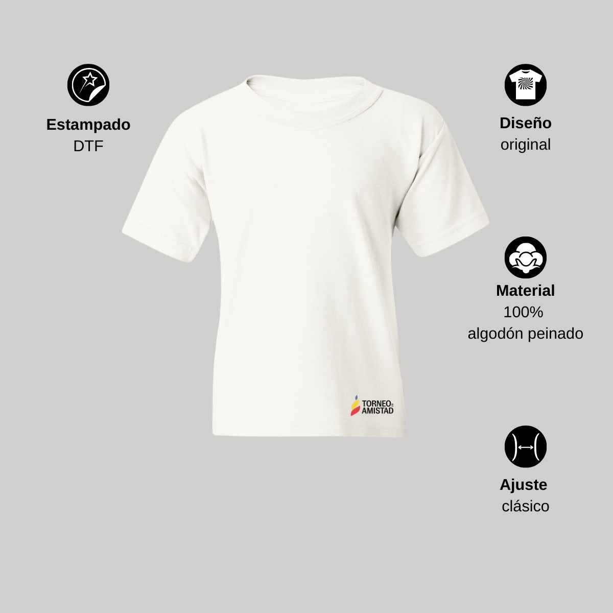 Playera Infantil Algodón Torneo de la Amistad D2