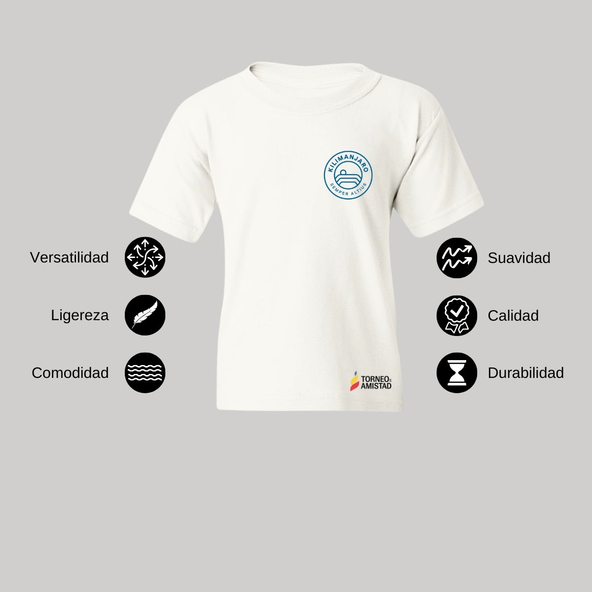 Playera Infantil Algodón Torneo de la Amistad D2E Kilimanjaro