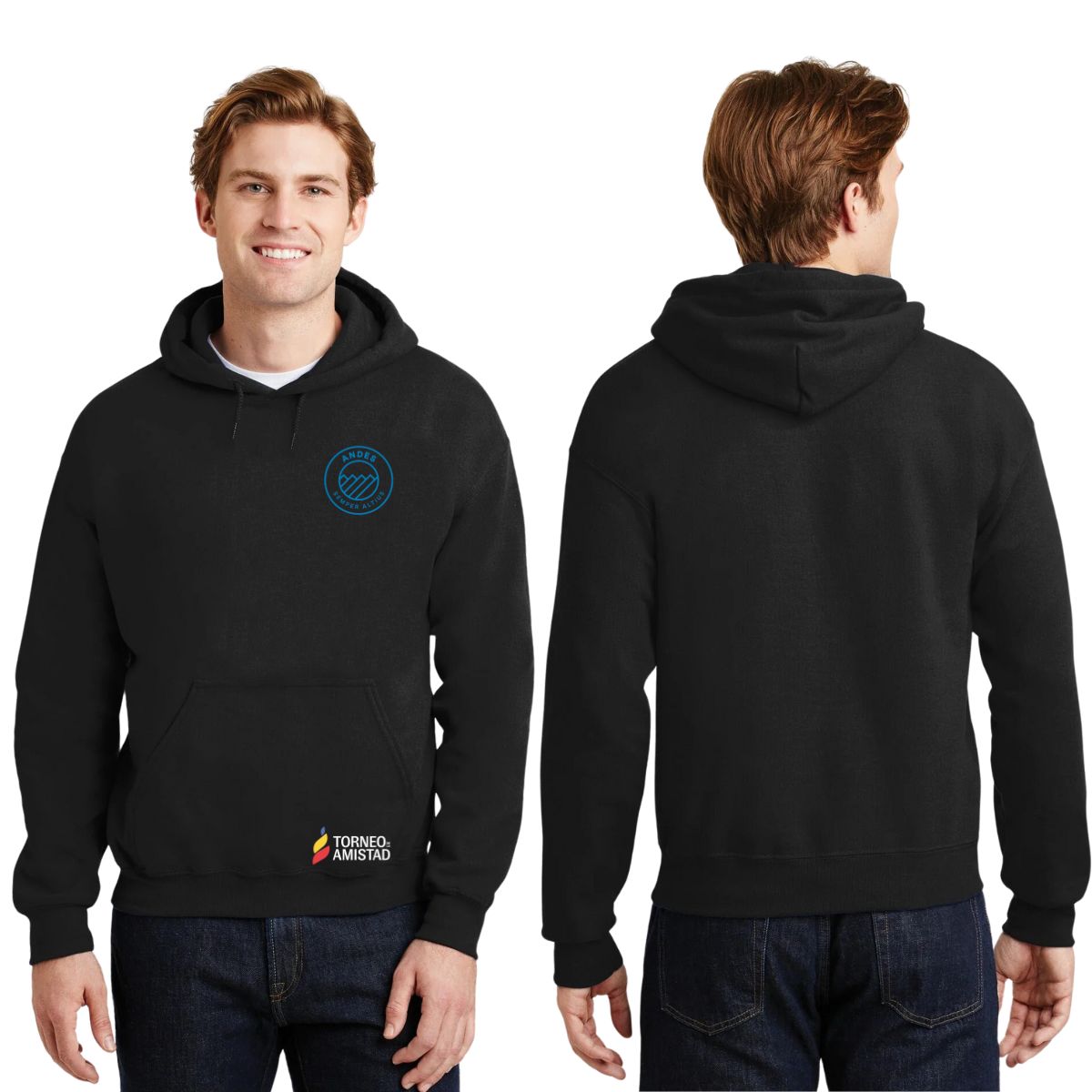 Sudadera Hoodie Unisex Algodón Poliéster Torneo de la Amistad D2E Andes