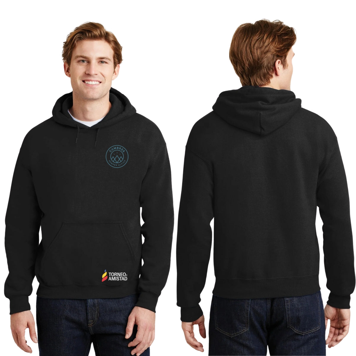 Sudadera Hoodie Unisex Algodón Poliéster Torneo de la Amistad D2E Cumbres