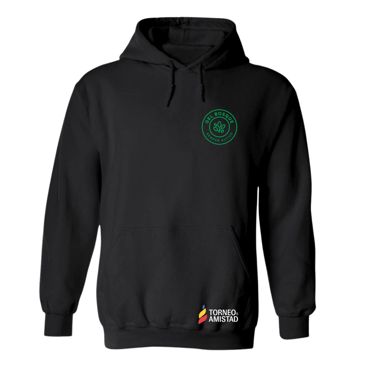 Sudadera Hoodie Unisex Algodón Poliéster Torneo de la Amistad D2E Del Bosque