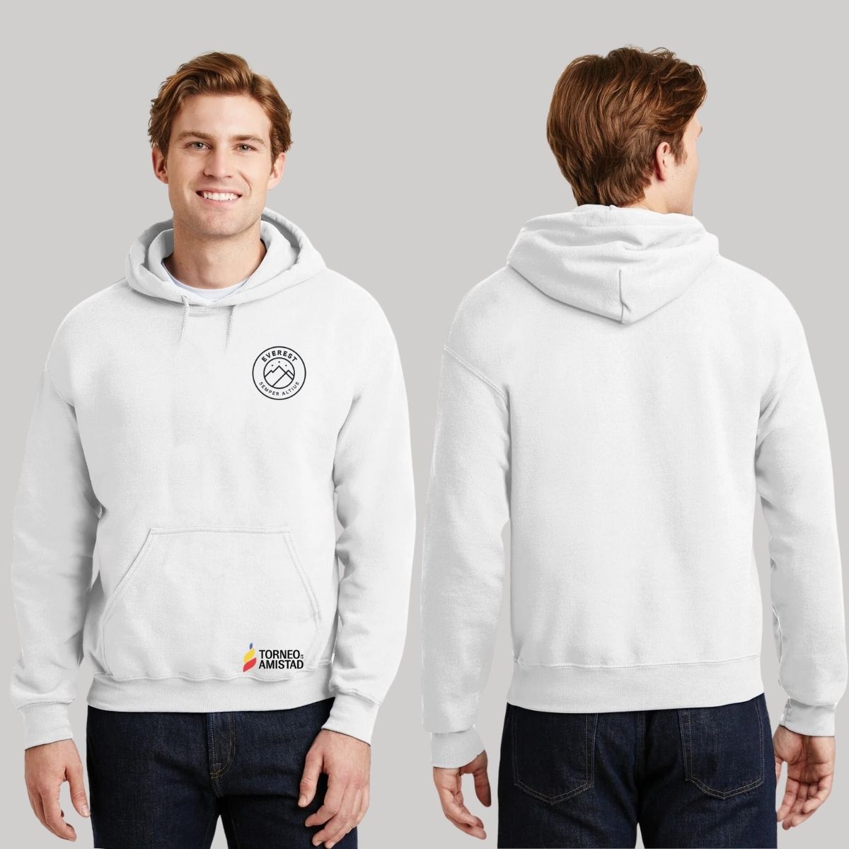 Sudadera Hoodie Unisex Algodón Poliéster Torneo de la Amistad D2E Everest