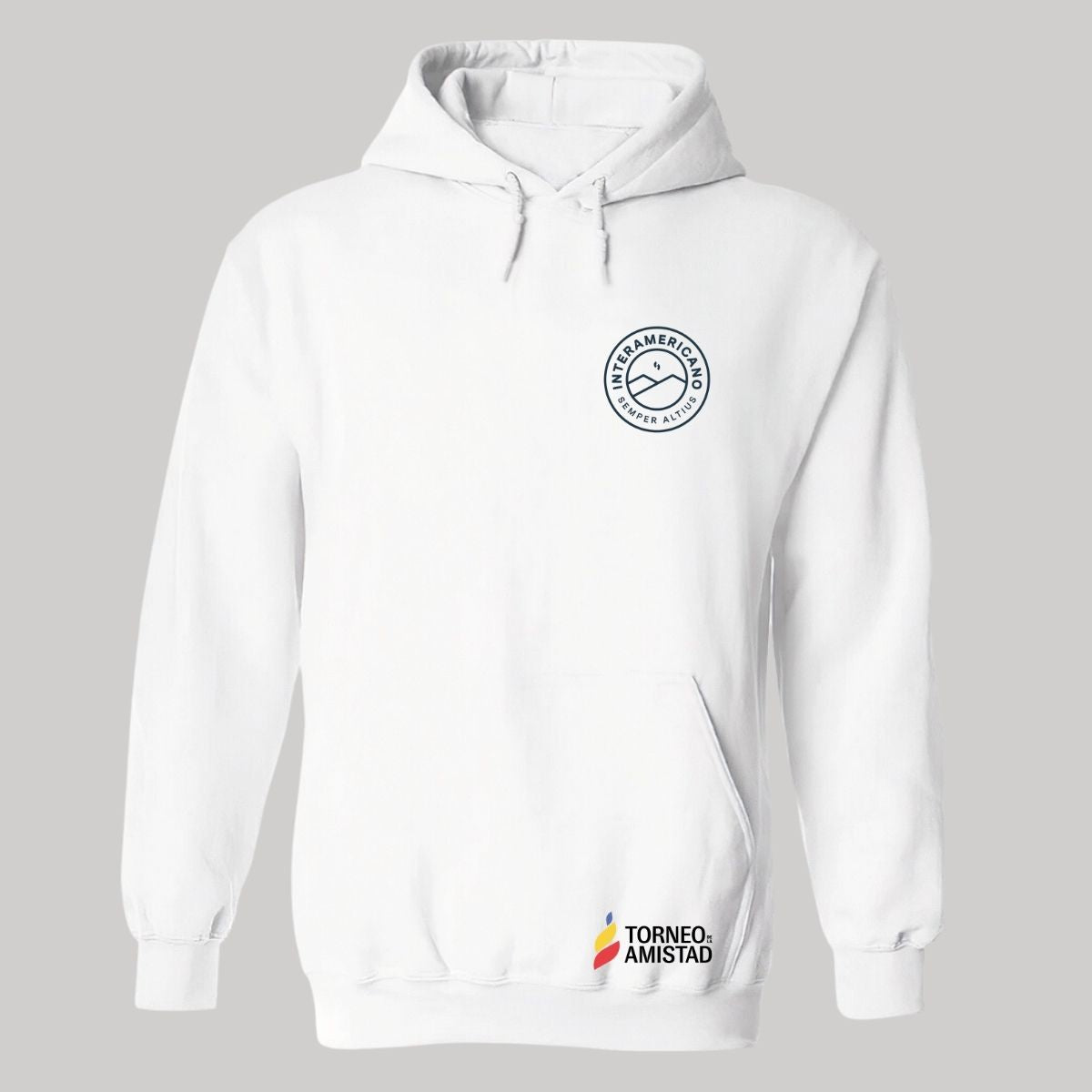 Sudadera Hoodie Unisex Algodón Poliéster Torneo de la Amistad D2E Interamericano