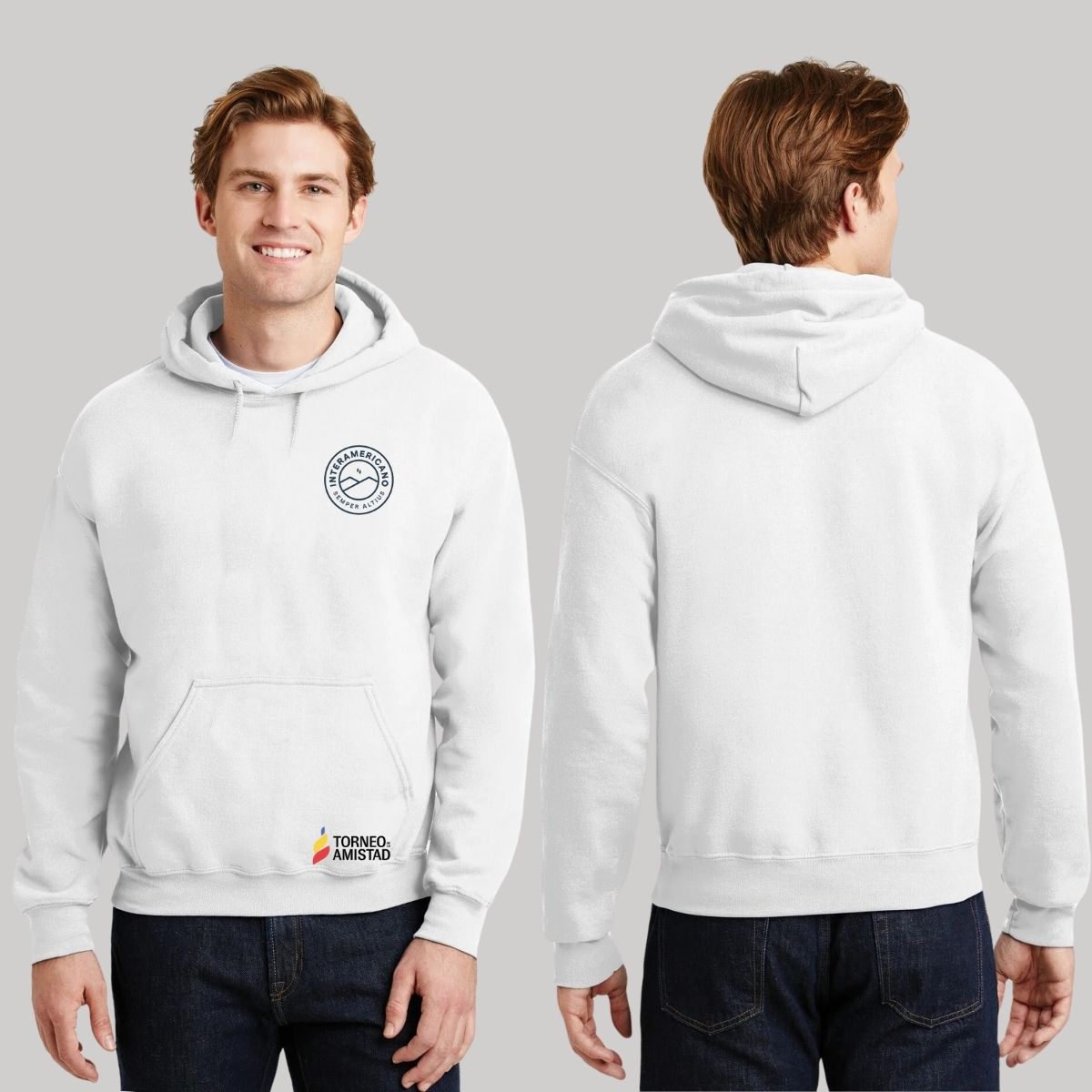Sudadera Hoodie Unisex Algodón Poliéster Torneo de la Amistad D2E Interamericano