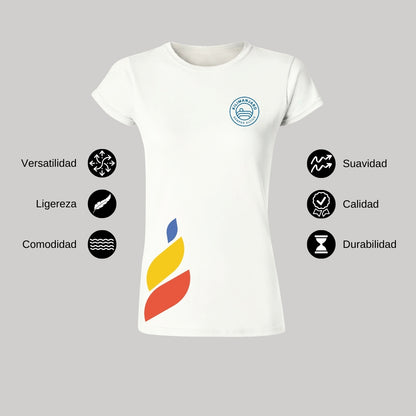 Playera Mujer Algodón Torneo de la Amistad D1E Kilimanjaro