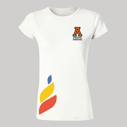 Playera Mujer Algodón Torneo de la Amistad D1E Prepa Anahuac