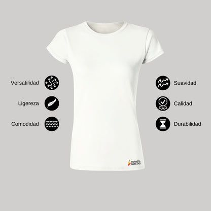 Playera Mujer Algodón Torneo de la Amistad D2