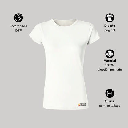 Playera Mujer Algodón Torneo de la Amistad D2