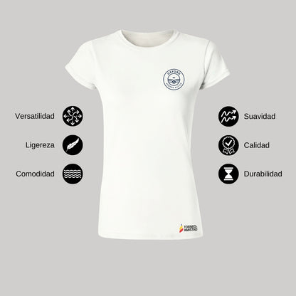 Playera Mujer Algodón Torneo de la Amistad D2E Oxford