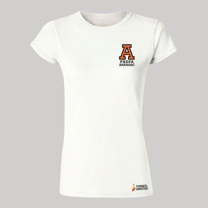 Playera Mujer Algodón Torneo de la Amistad D2E Prepa Anahuac