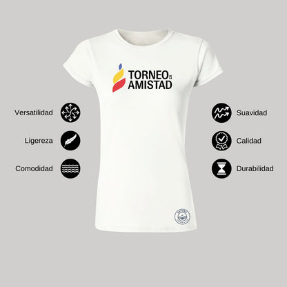 Playera Mujer Algodón Torneo de la Amistad D3T Oxford