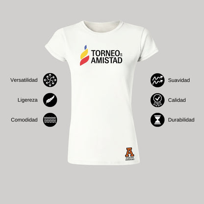 Playera Mujer Algodón Torneo de la Amistad D3T Prepa Anahuac
