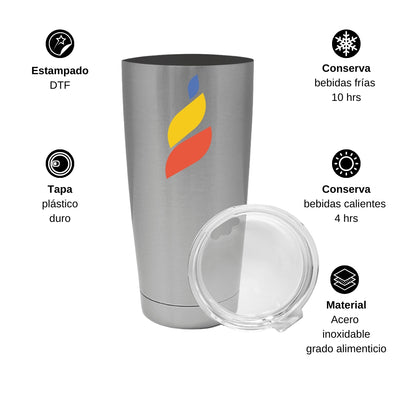 Termo 20 Oz Acero Inoxidable Torneo de la Amistad D4