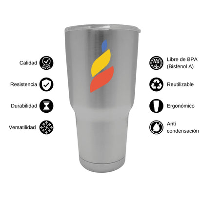 Termo 30 Oz Acero Inoxidable Torneo de la Amistad D4