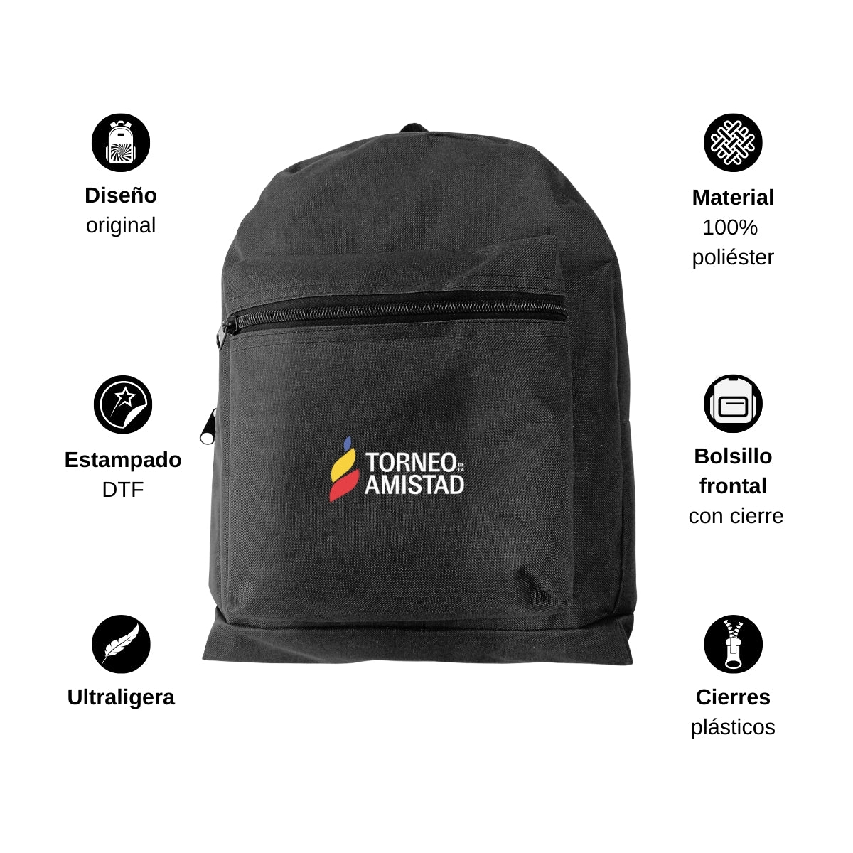 Mochila Escolar Torneo de la Amistad D3