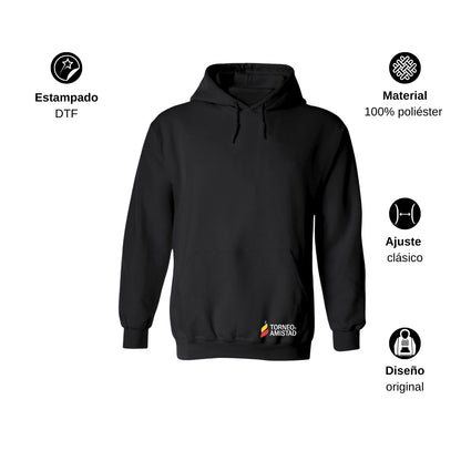 Sudadera Hoodie Unisex Poliéster Torneo de la Amistad D2