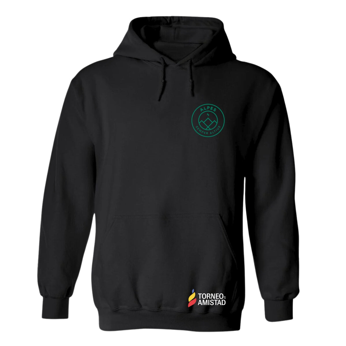 Sudadera Hoodie Unisex Poliéster Torneo de la Amistad D2E Alpes