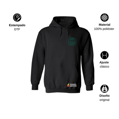 Sudadera Hoodie Unisex Poliéster Torneo de la Amistad D2E Alpes