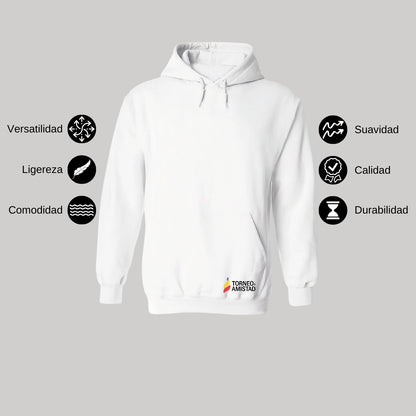Sudadera Hoodie Unisex Poliéster Torneo de la Amistad D2