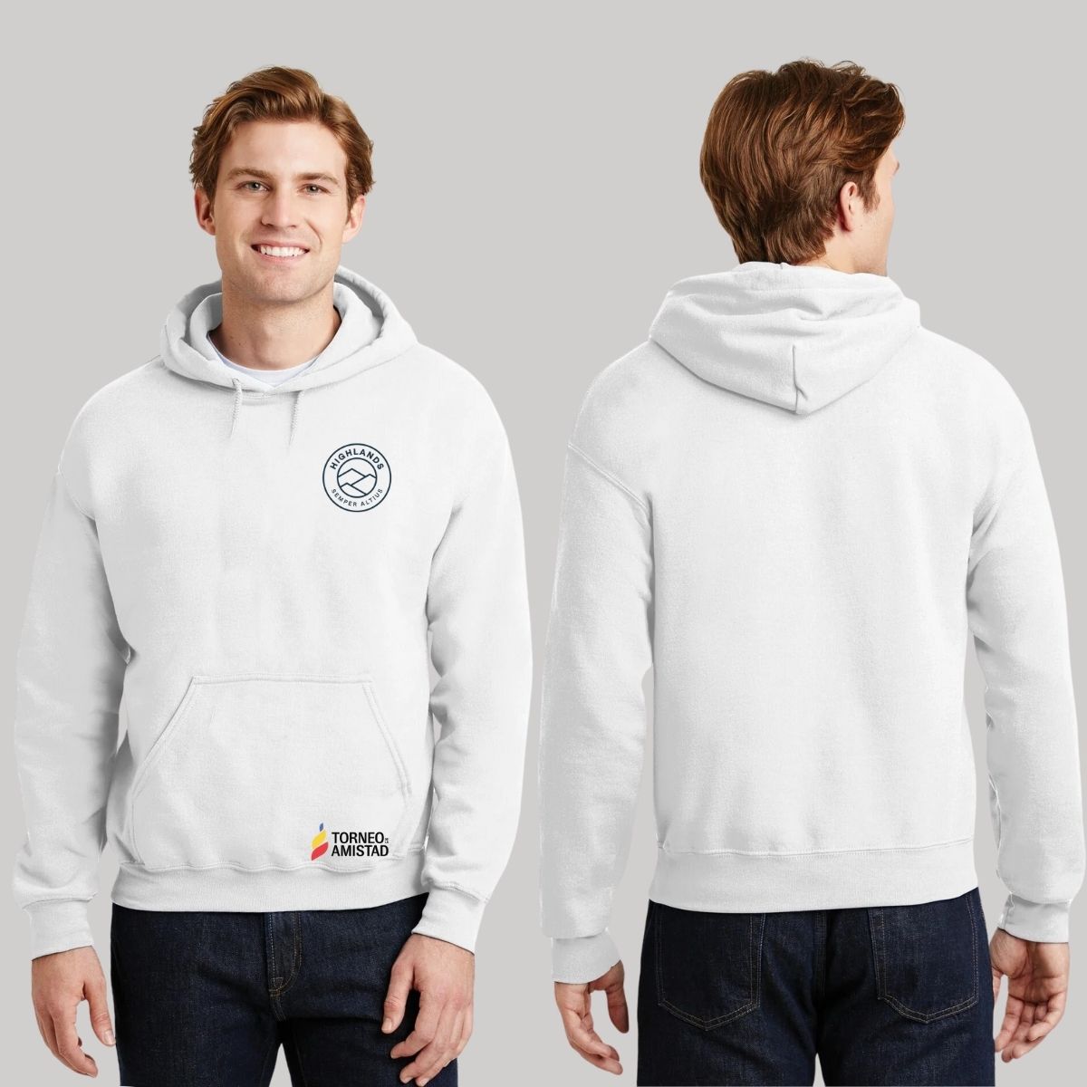 Sudadera Hoodie Unisex Poliéster Torneo de la Amistad D2E Highlands