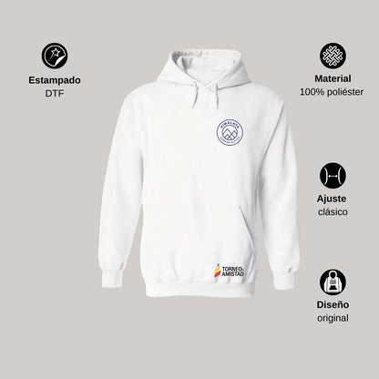 Sudadera Hoodie Unisex Poliéster Torneo de la Amistad D2E Himalaya