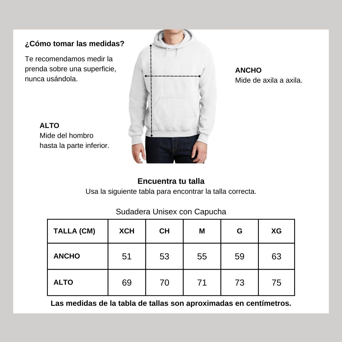 Sudadera Hoodie Unisex Poliéster Torneo de la Amistad D2E Himalaya