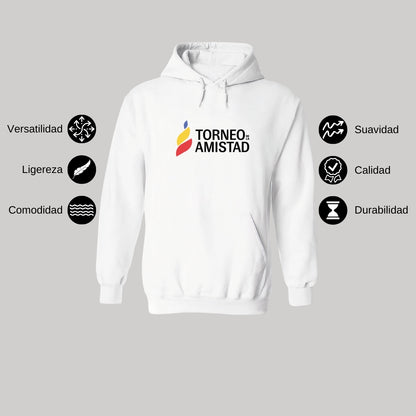 Sudadera Hoodie Unisex Poliéster Torneo de la Amistad D3