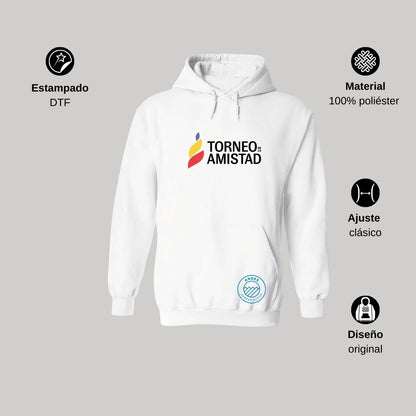 Sudadera Hoodie Unisex Poliéster Torneo de la Amistad D3T Andes