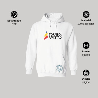 Sudadera Hoodie Unisex Poliéster Torneo de la Amistad D3T Cumbres