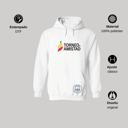 Sudadera Hoodie Unisex Poliéster Torneo de la Amistad D3T Oxford