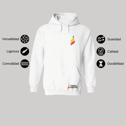 Sudadera Hoodie Unisex Poliéster Torneo de la Amistad D5