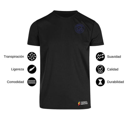 Playera Dry Fit Unisex Poliéster Torneo de la Amistad D2E Himalaya