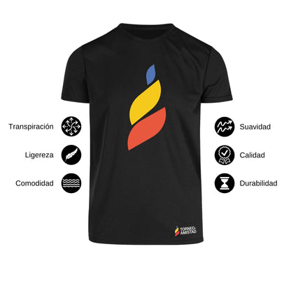 Playera Dry Fit Unisex Poliéster Torneo de la Amistad D4