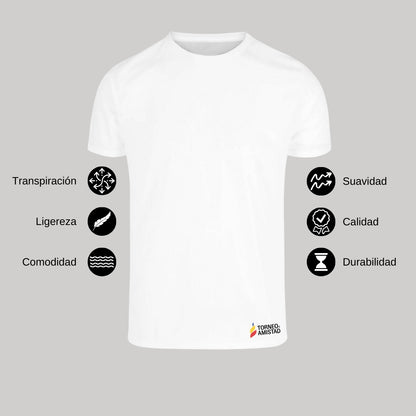 Playera Dry Fit Unisex Poliéster Torneo de la Amistad D2