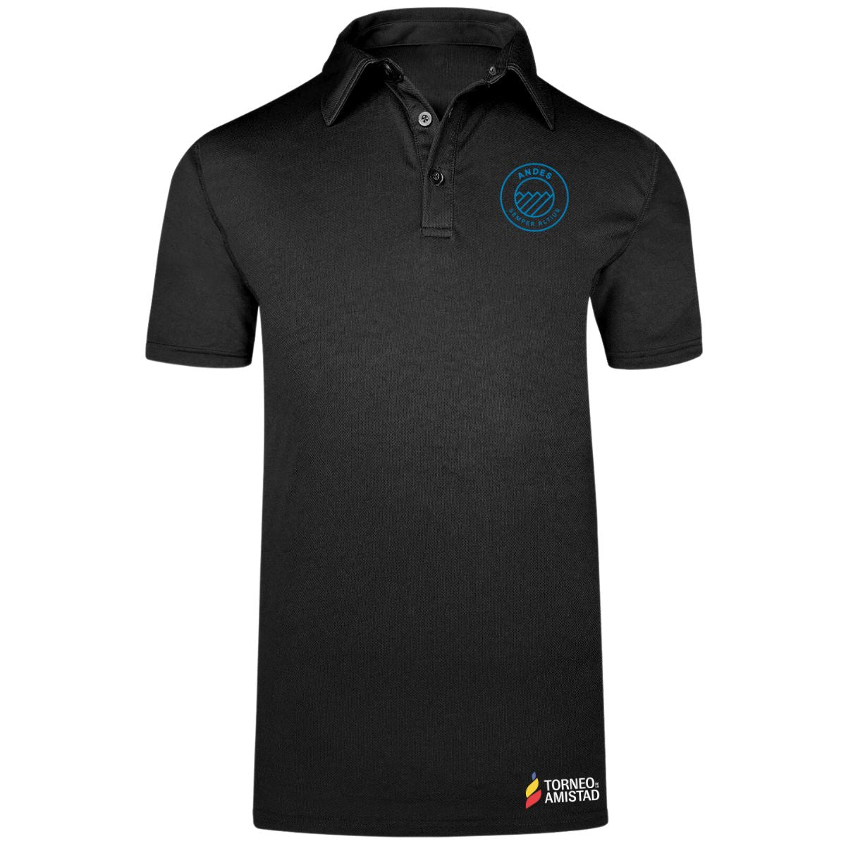 Playera Polo Dry Fit Unisex Poliéster Torneo de la Amistad D2E Andes