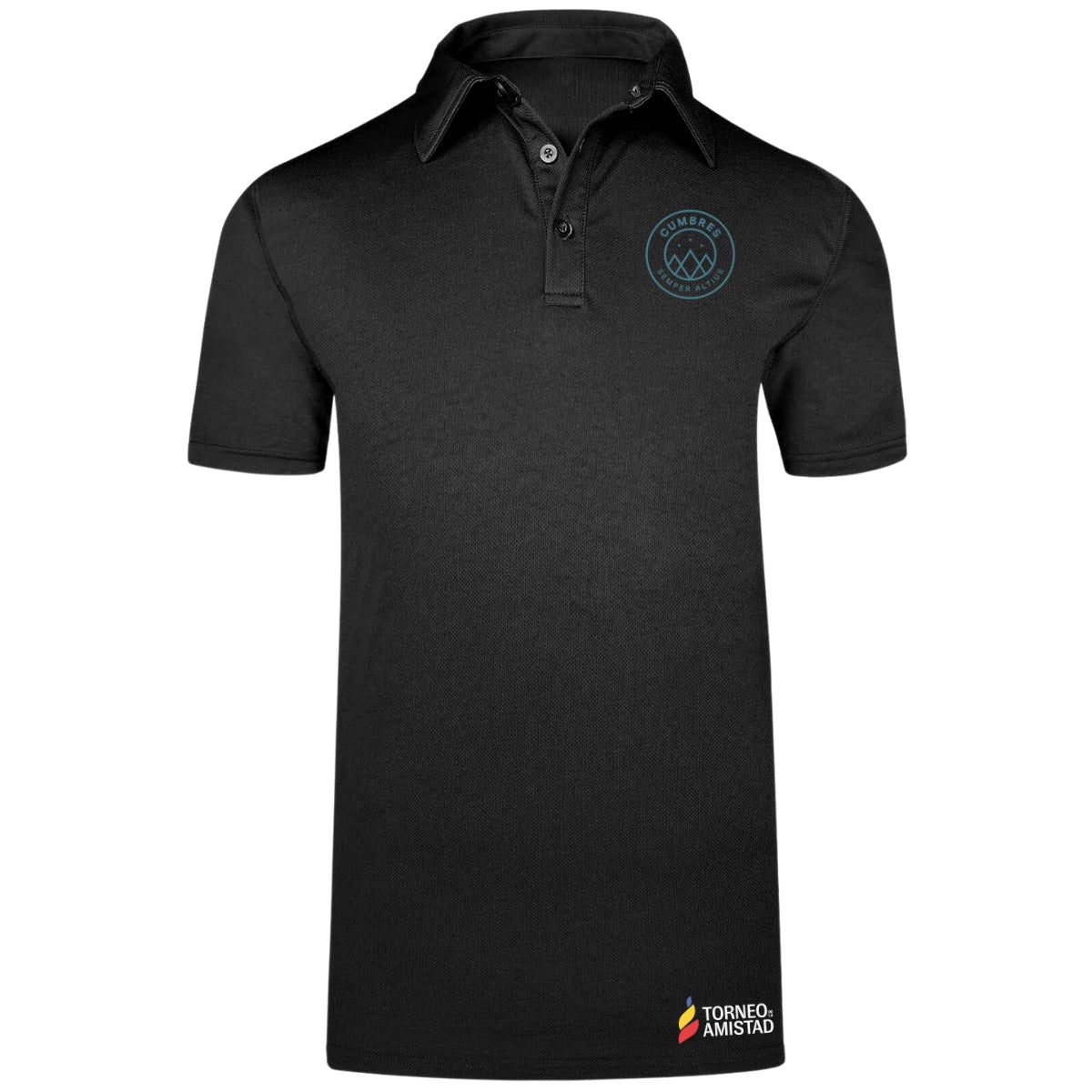 Playera Polo Dry Fit Unisex Poliéster Torneo de la Amistad D2E Cumbres