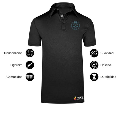 Playera Polo Dry Fit Unisex Poliéster Torneo de la Amistad D2E Cumbres
