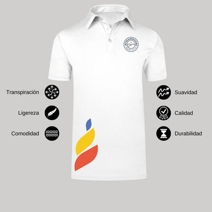 Playera Polo Dry Fit Unisex Poliéster Torneo de la Amistad D1E Interamericano