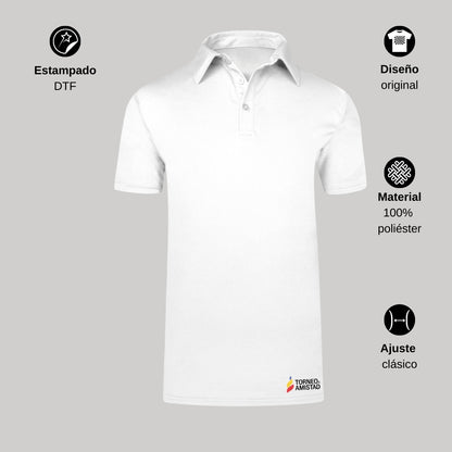 Playera Polo Dry Fit Unisex Poliéster Torneo de la Amistad D2