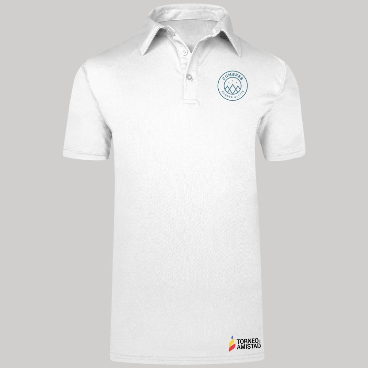 Playera Polo Dry Fit Unisex Poliéster Torneo de la Amistad D2E Cumbres