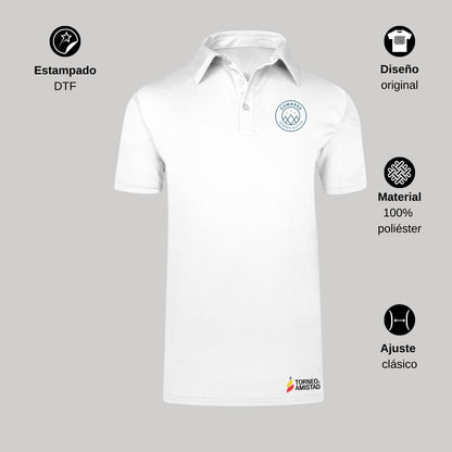 Playera Polo Dry Fit Unisex Poliéster Torneo de la Amistad D2E Cumbres