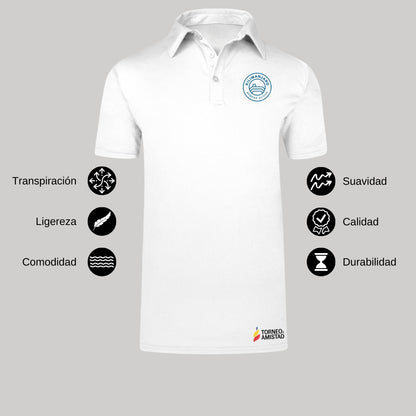 Playera Polo Dry Fit Unisex Poliéster Torneo de la Amistad D2E Kilimanjaro