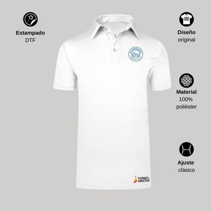 Playera Polo Dry Fit Unisex Poliéster Torneo de la Amistad D2E Kilimanjaro