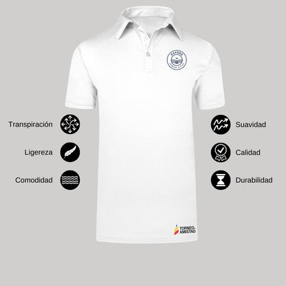 Playera Polo Dry Fit Unisex Poliéster Torneo de la Amistad D2E Oxford